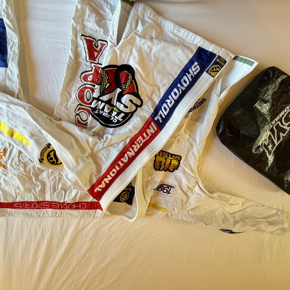 White Shoyoroll Jiu-Jitsu Gi with Logos